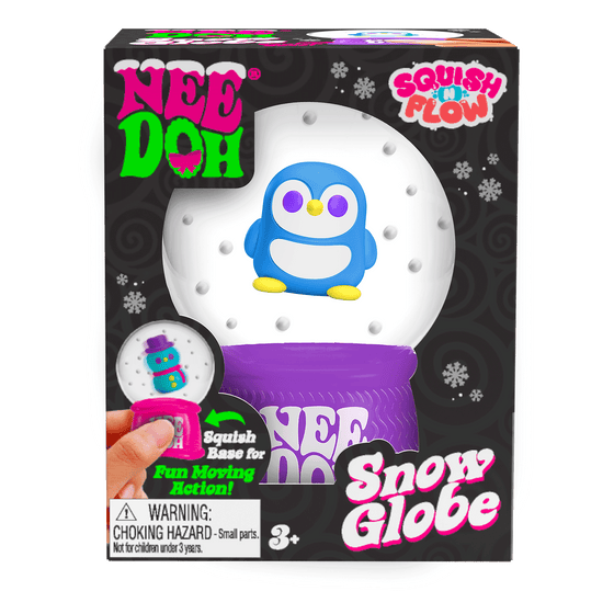 NeeDoh Squish N Flow Snow Globe Prime T260